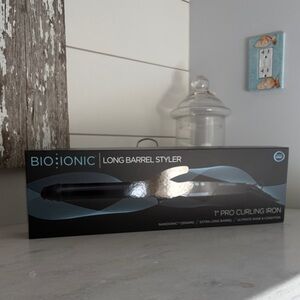 Bio Ionic Long Barrel Styler 1" Pro Curling Iron - Black